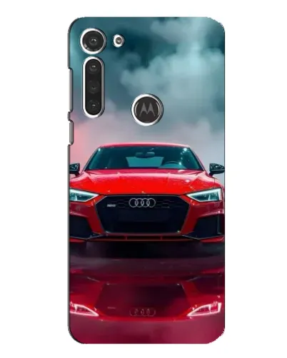 Чохол для Motorola MOTO G8 з картинкою «Audi RS — червоний стиль»