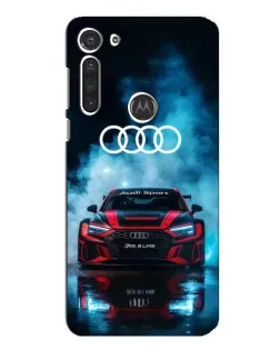 Чохол для Motorola MOTO G8 з картинкою «Audi Sport — неон»