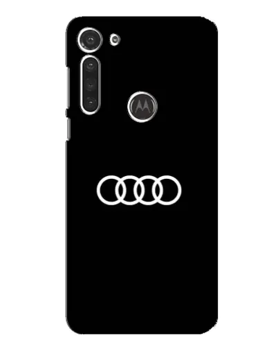 Чохол для Motorola MOTO G8 з картинкою «Audi White Logo»