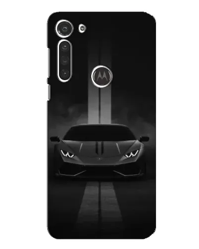 Чехол для Motorola MOTO G8 с картинкой «Lamborghini симметрия дорог»