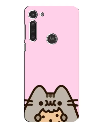 Чехол для Motorola MOTO G8 с картинкой «Pusheen и печенье» Чехол для Motorola MOTO G8 с картинкой «Pusheen и печенье»