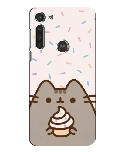 Чехол для Motorola MOTO G8 с картинкой «Пушин с кексом» Чехол для Motorola MOTO G8 с картинкой «Пушин с кексом»