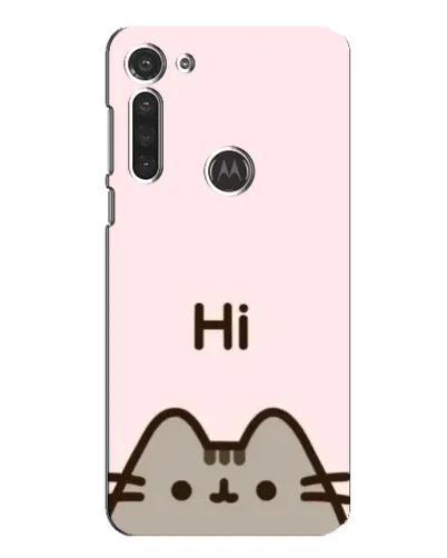 Чехол для Motorola MOTO G8 с картинкой «Пушин говорит Hi» Чехол для Motorola MOTO G8 с картинкой «Пушин говорит Hi»