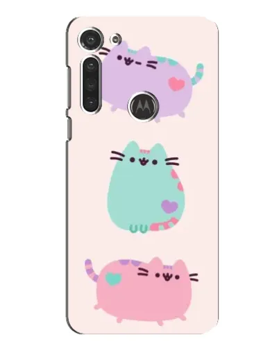 Чехол для Motorola MOTO G8 с картинкой «Pusheen трио» Чехол для Motorola MOTO G8 с картинкой «Pusheen трио»