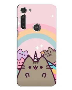Чохол для Motorola MOTO G8 з картинкою «Єдиноріг Pusheen»