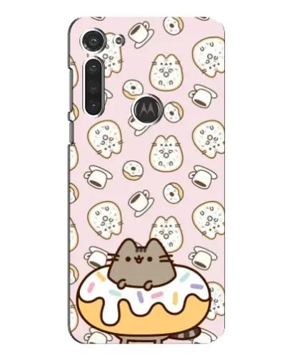 Чехол для Motorola MOTO G8 с картинкой «Пушин на пончике» Чехол для Motorola MOTO G8 с картинкой «Пушин на пончике»