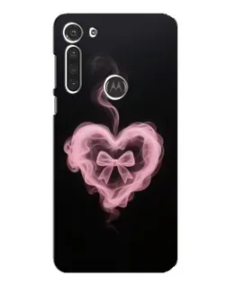 Чехол для Motorola MOTO G8 с картинкой «Дымчатое сердце»