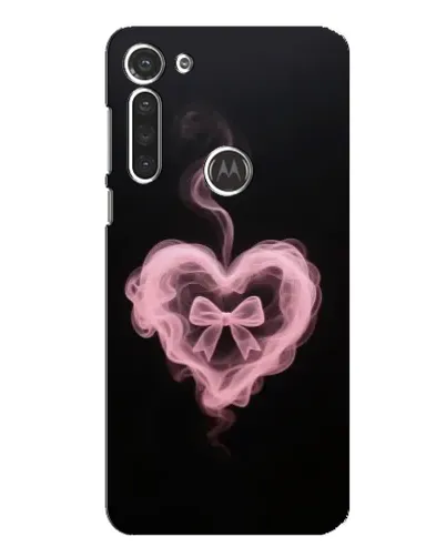Чехол для Motorola MOTO G8 с картинкой «Дымчатое сердце»