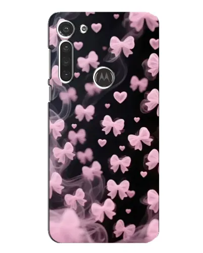 Чехол для Motorola MOTO G8 с картинкой «Неоновое кружево»