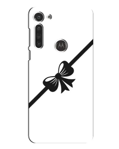 Чехол для Motorola MOTO G8 с картинкой «Диагональный бант»