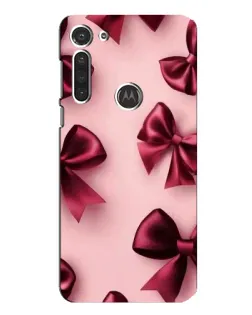 Чехол для Motorola MOTO G8 с картинкой «Бордовый атлас»