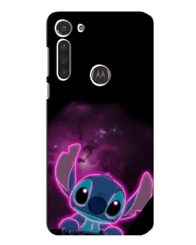 Чехол для Motorola MOTO G8 с картинкой «Неоновый Stitch»