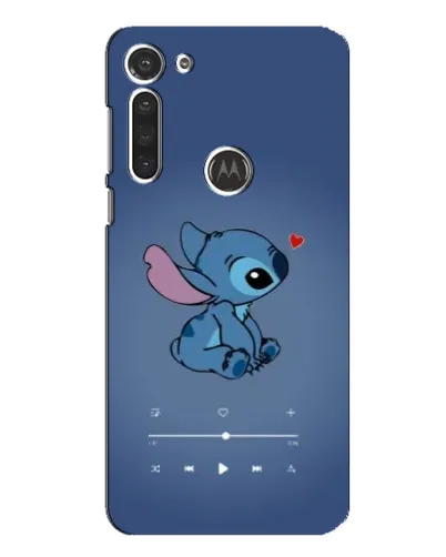 Чехол для Motorola MOTO G8 с картинкой «Музыкальный Stitch»