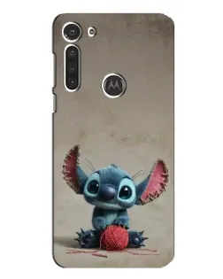 Чехол для Motorola MOTO G8 с картинкой «Стич на коричневом фоне» Чехол для Motorola MOTO G8 с картинкой «Стич на коричневом фоне»
