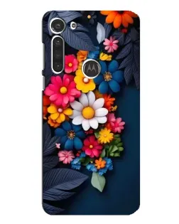 Чехол для Motorola MOTO G8 с картинкой «Цветочная феерия»
