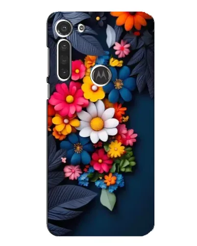 Чехол для Motorola MOTO G8 с картинкой «Цветочная феерия»
