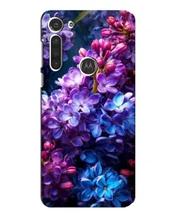 Чехол для Motorola MOTO G8 с картинкой «Сиреневый цвет»