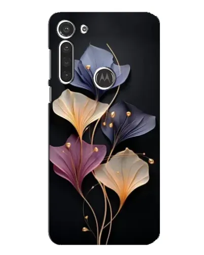 Чехол для Motorola MOTO G8 с картинкой «Лиловые цветы грации»