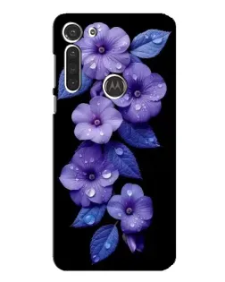 Чохол для Motorola MOTO G8 з картинкою «Фіолетові квіти з росою» Чохол для Motorola MOTO G8 з картинкою «Фіолетові квіти з росою»