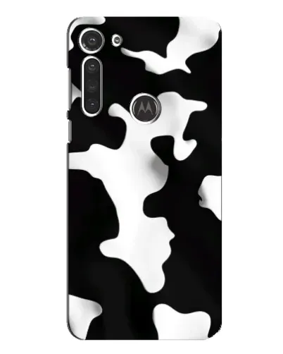Чехол для Motorola MOTO G8 с картинкой «Черно-белое пятно»