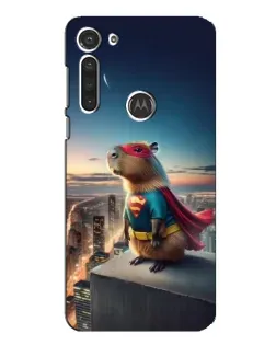 Чохол для Motorola MOTO G8 з картинкою «Капі-мен супергерой»