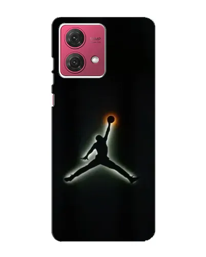 Чехол для Motorola MOTO G84 с картинкой «Jordan Gradient Logo»