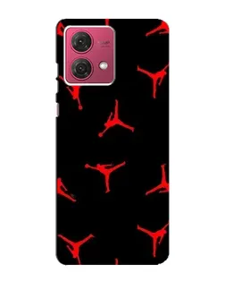 Чехол для Motorola MOTO G84 с картинкой «Jordan Red Pattern» Чехол для Motorola MOTO G84 с картинкой «Jordan Red Pattern»