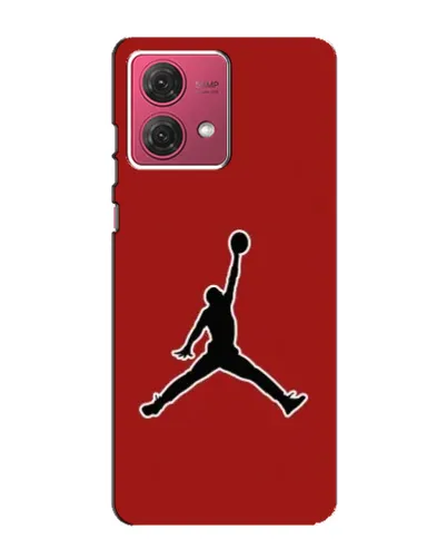 Чехол для Motorola MOTO G84 с картинкой «Jordan Red Back»