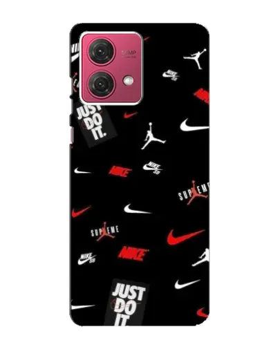 Чехол для Motorola MOTO G84 с картинкой «Nike Mix Pattern»