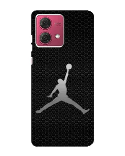 Чехол для Motorola MOTO G84 с картинкой «Jordan Dark Carbon»