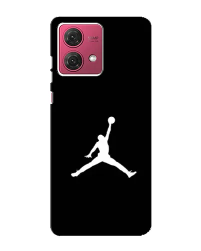 Чехол для Motorola MOTO G84 с картинкой «Jordan Silhouette»