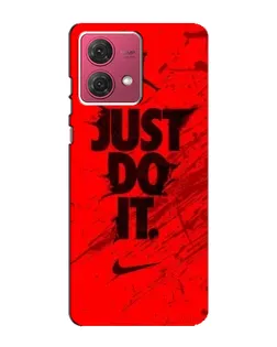 Чехол для Motorola MOTO G84 с картинкой «Nike Just Do It»