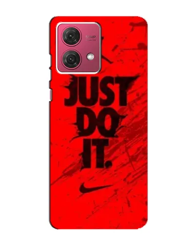 Чехол для Motorola MOTO G84 с картинкой «Nike Just Do It»