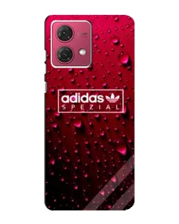 Чехол для Motorola MOTO G84 с картинкой «Adidas Gold Marble»