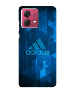 Чехол для Motorola MOTO G84 с картинкой «Adidas Sport Art»