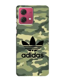 Чехол для Motorola MOTO G84 с картинкой «Милитари стиль Adidas»