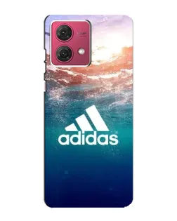 Чехол для Motorola MOTO G84 с картинкой «Океанская глубина адидас»