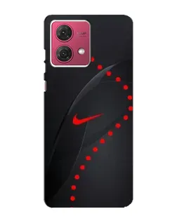 Чехол для Motorola MOTO G84 с картинкой «Абстрактный дизайн Nike»