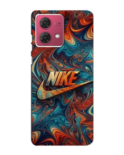 Чехол для Motorola MOTO G84 с картинкой «Nike в абстракции»