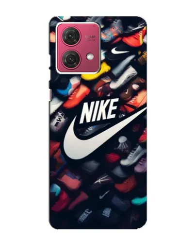 Чехол для Motorola MOTO G84 с картинкой «Коллекция кроссовок Nike»