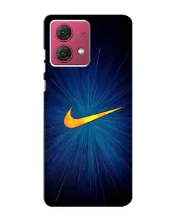 Чохол для Motorola MOTO G84 з картинкою «Синій пульс Nike»