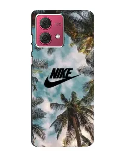 Чохол для Motorola MOTO G84 з картинкою «Тропічний принт Nike»