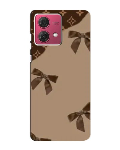 Чехол для Motorola MOTO G84 с картинкой «LV — кофейный атлас»