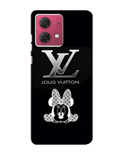 Чехол для Motorola MOTO G84 с картинкой «LV и Минни Маус»