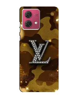Чехол для Motorola MOTO G84 с картинкой «Камуфляжный Louis Vuitton»