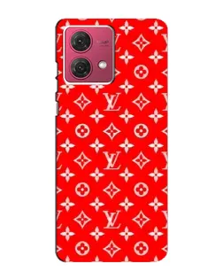 Чехол для Motorola MOTO G84 с картинкой «Яркий паттерн LV»