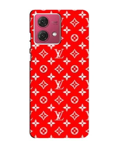 Чехол для Motorola MOTO G84 с картинкой «Яркий паттерн LV»
