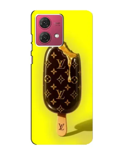 Чехол для Motorola MOTO G84 с картинкой «Мороженое от LV»