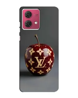 Чехол для Motorola MOTO G84 с картинкой «Красное яблоко LV»