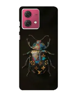 Чехол для Motorola MOTO G84 с картинкой «LV — мраморный принт»
